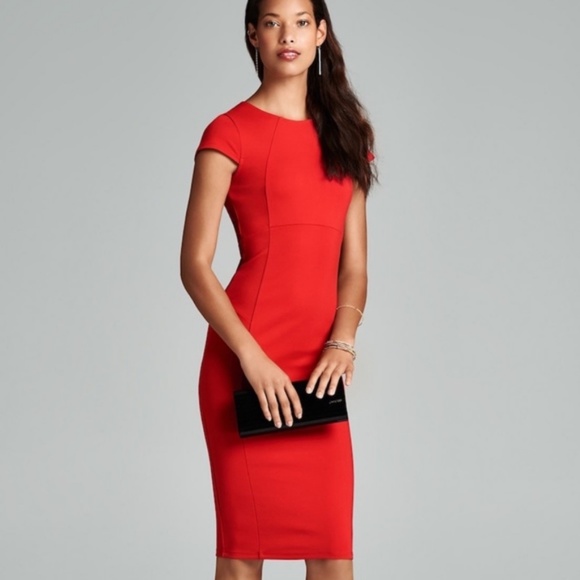 Felicity & Coco Red Pencil Dress - Picture 1 of 5